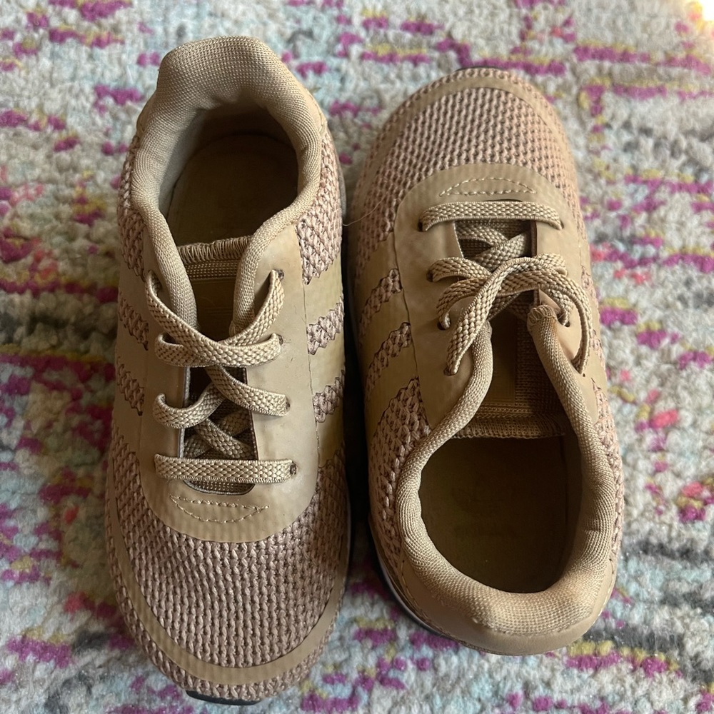 Kids Tan Adidas Sneakers
